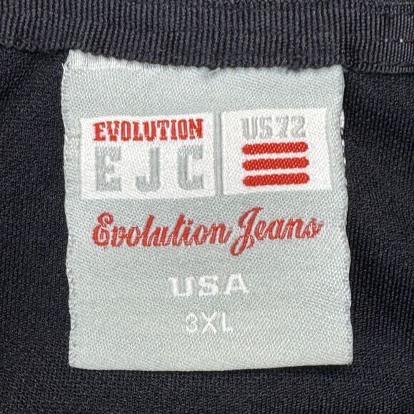 Vintage Evolution New York Baseball Jersey Men 3XL Navy #8 Y2K - Picture 2 of 10